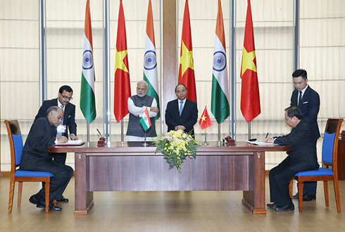 Vietnam, India issue joint statement