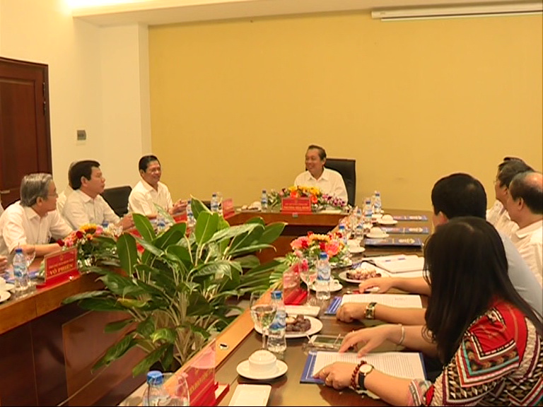 Phó Thủ tướng Chính phủ Trương Hòa Bình làm việc tại tỉnh Quảng Ngãi