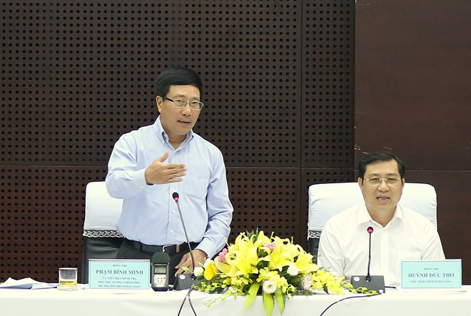 Phó Thủ tướng Phạm Bình Minh kiểm tra công tác chuẩn bị cho Hội nghị cấp cao APEC tại Đà Nẵng