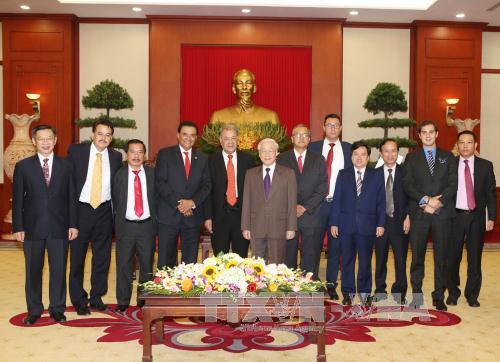 Party General Secretary receives Mexican Labor Party delegation