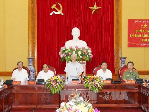 Party leader becomes member of Police Party Central Committee for the first time