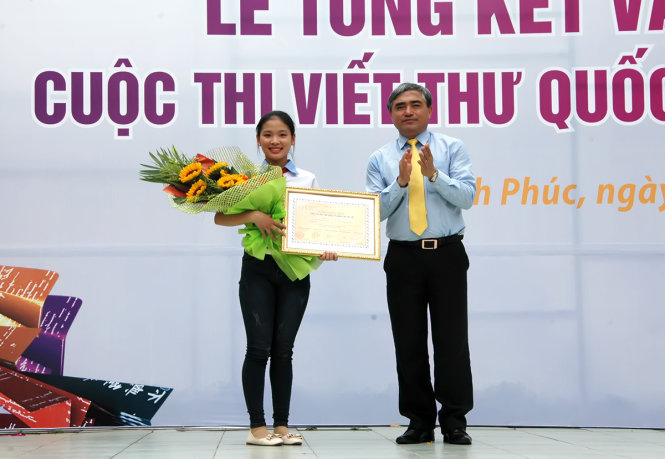 Học sinh Việt Nam đạt giải nhất Cuộc thi Viết thư quốc tế UPU lần thứ 45