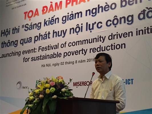 Mobilization of community efforts to ensure sustainable poverty reduction