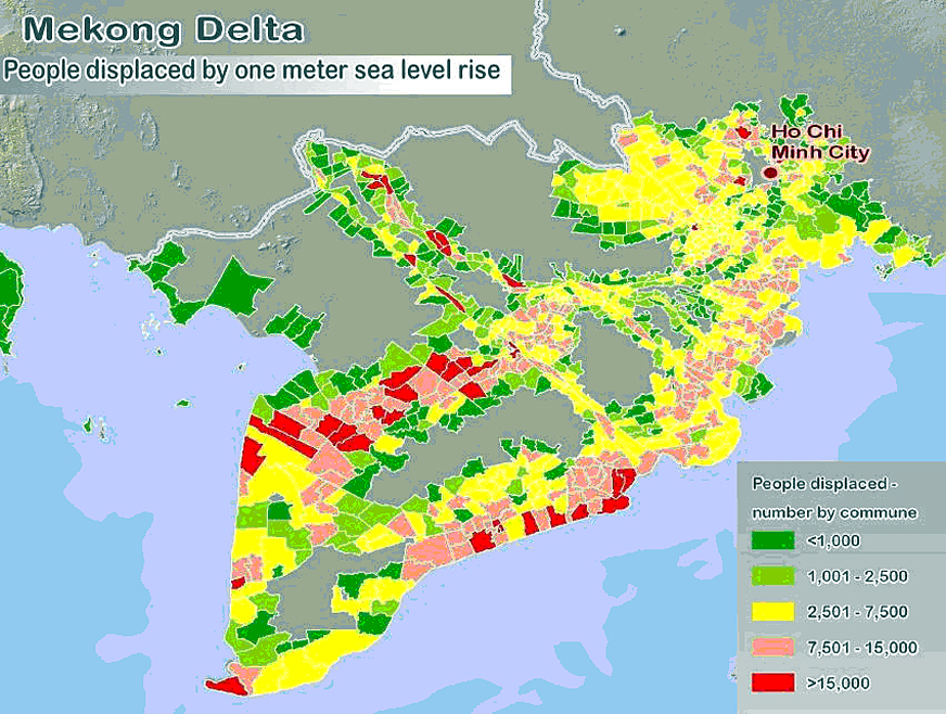 越南九龙江平原地区遭气候变化消极影响图片