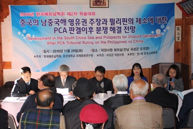 conference on the east sea after pca’s ruling in south korea hinh 0