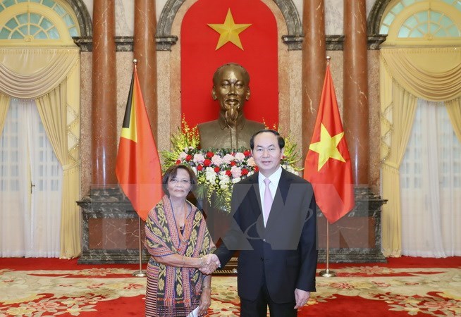 president received new foreign ambassadors hinh 0