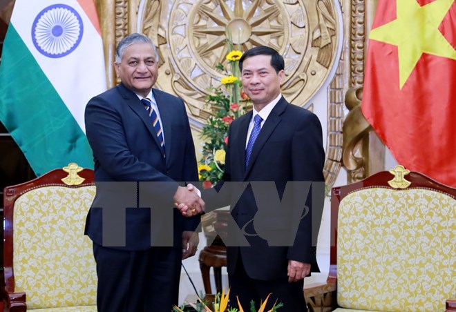 deputy foreign minister meets indian minister of state for external affairs hinh 0
