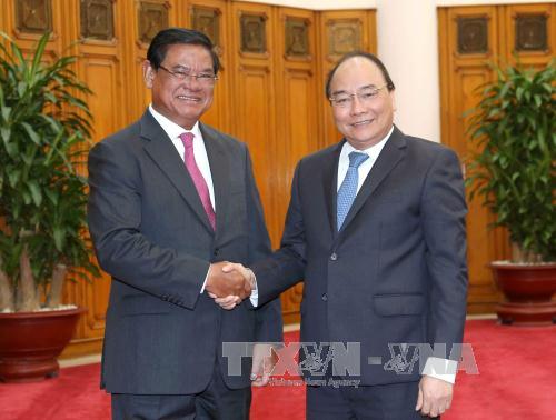 вьетнам желает укрепить всеобъемлющие отношения с камбоджеи hinh 0