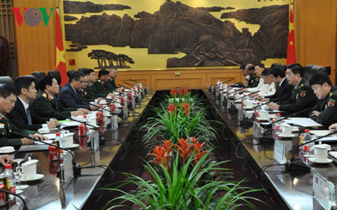 высшая вьетнамская военная делегация находится в китае с визитом hinh 0