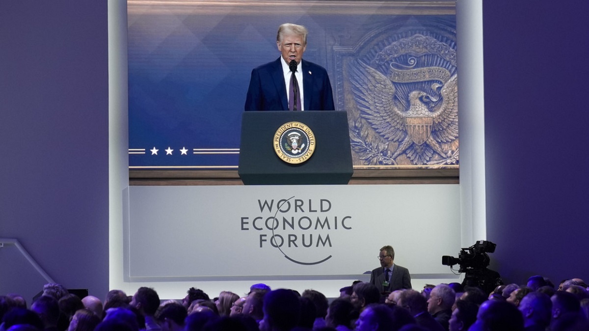 Donald Trump makes first speech to WEF since his reelection